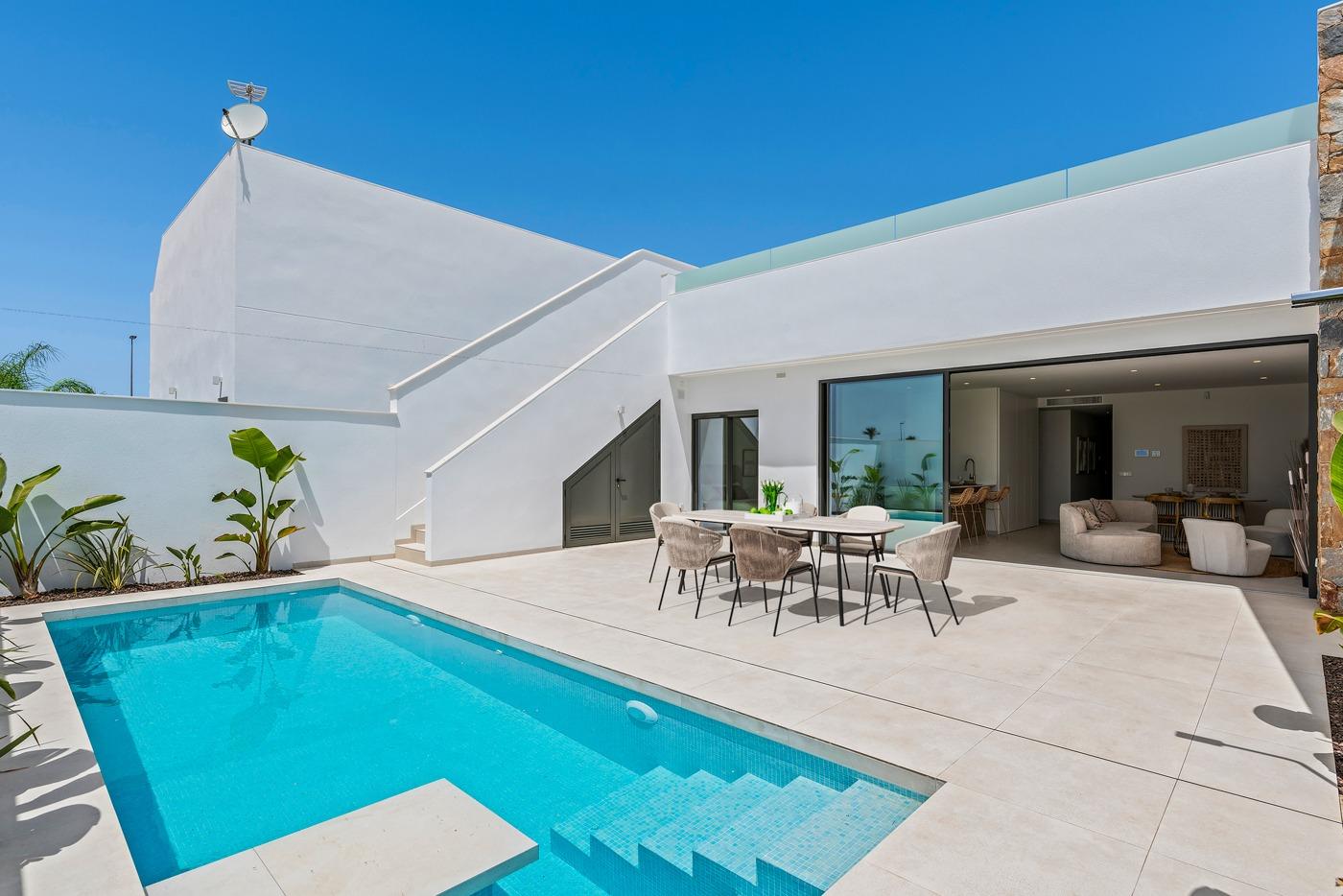 New Build - 3 Bedroom 2 Bathroom Town House in Los Alcazares - Serena Golf  - Murcia