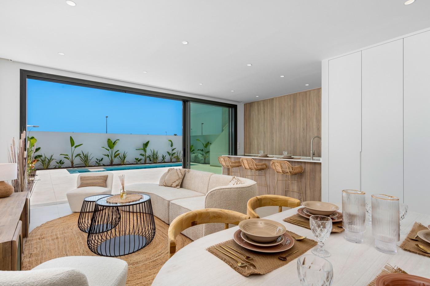 New Build - 3 Bedroom 2 Bathroom Town House in Los Alcazares - Serena Golf  - Murcia