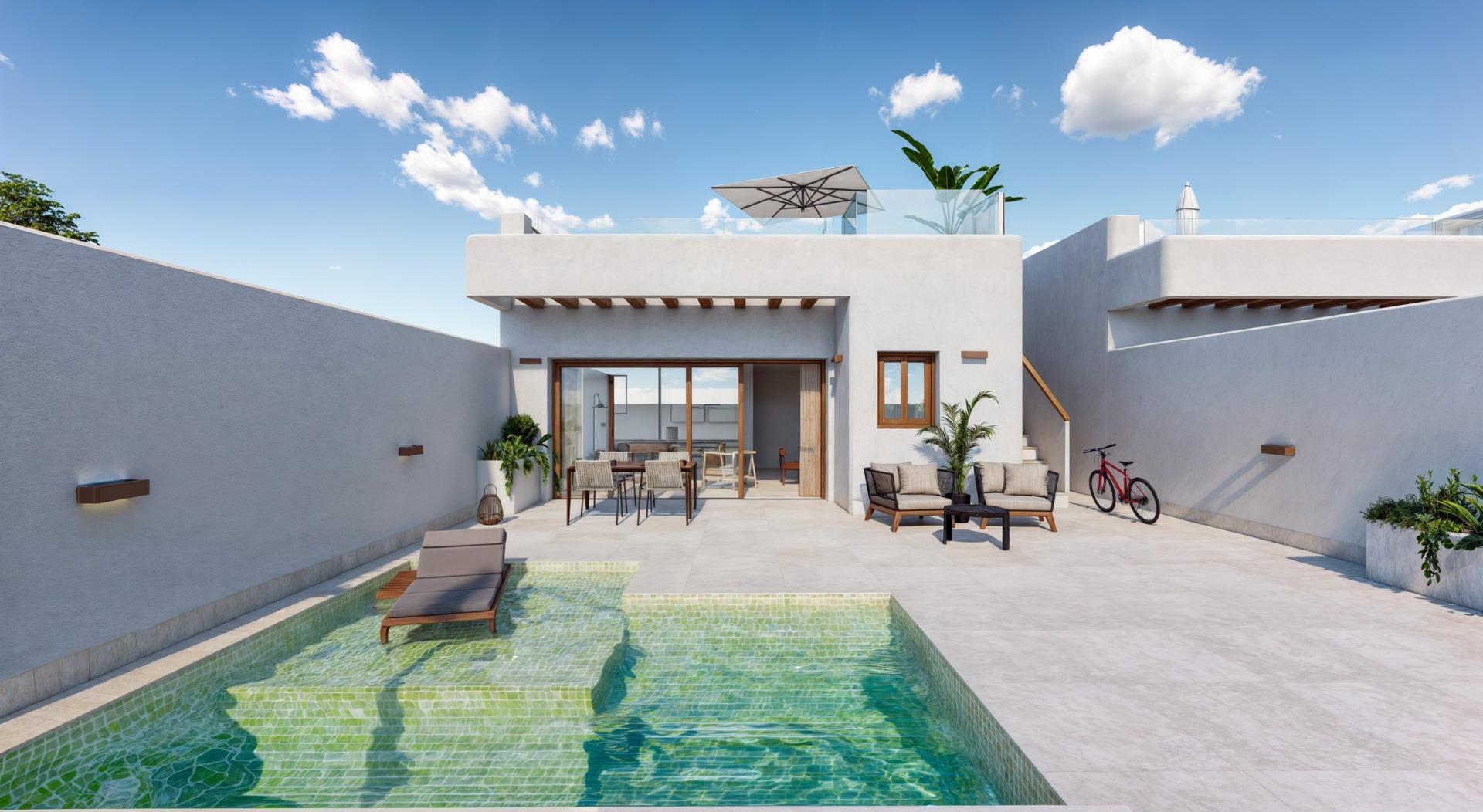 New Build - 2 Bedroom 2 Bathroom Villa in Torre Pacheco - pueblo  - Murcia