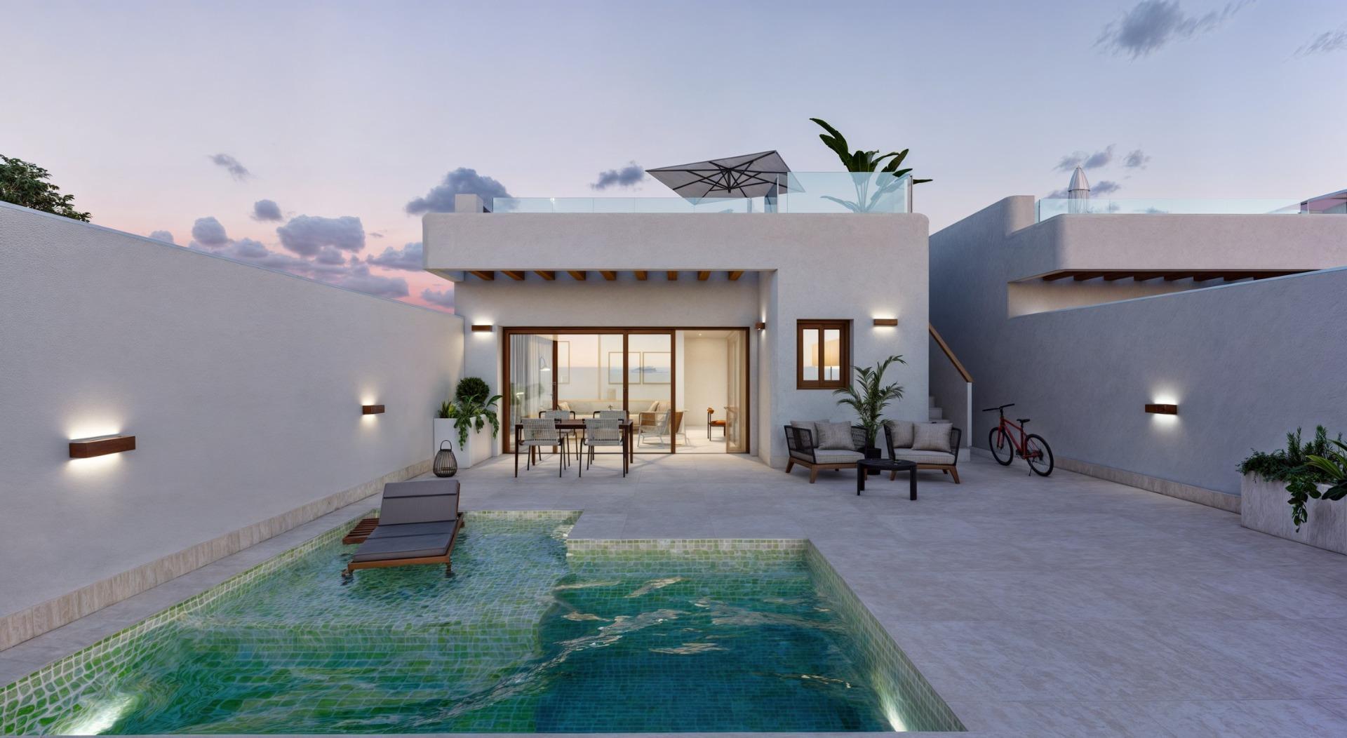 New Build - 2 Bedroom 2 Bathroom Villa in Torre Pacheco - pueblo  - Murcia