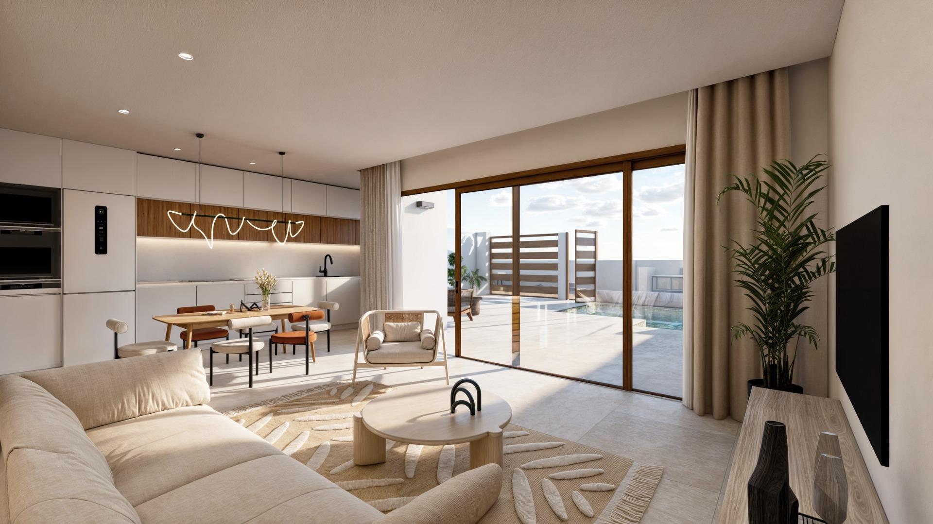 New Build - 2 Bedroom 2 Bathroom Villa in Torre Pacheco - pueblo  - Murcia