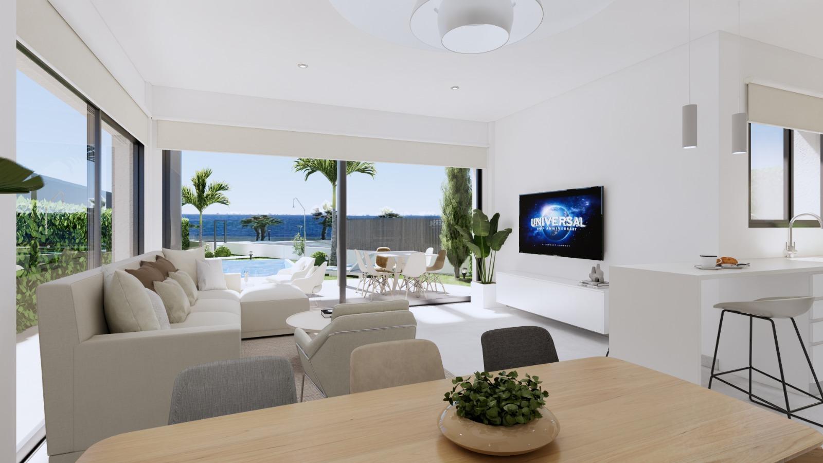 New Build - 3 Bedroom 3 Bathroom Villa in Los Alcazares - Nueva Ribera  - Murcia