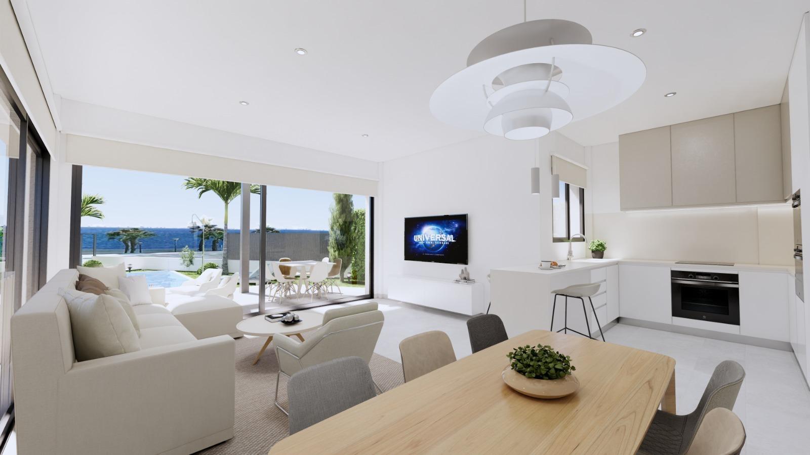 New Build - 3 Bedroom 3 Bathroom Villa in Los Alcazares - Nueva Ribera  - Murcia