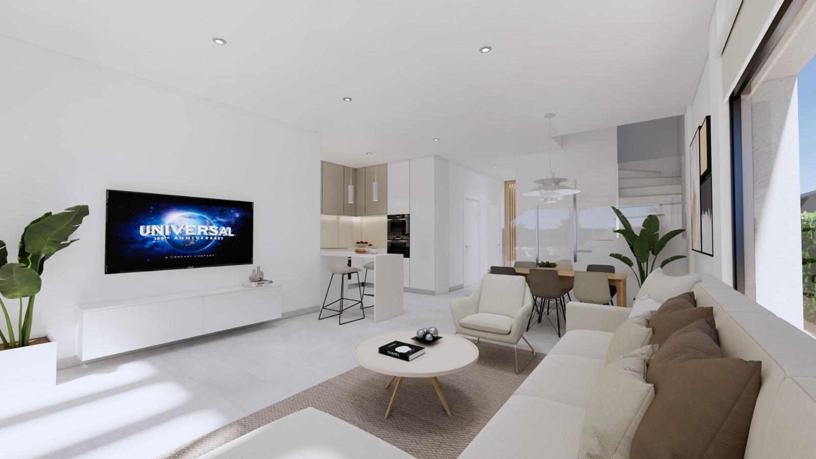 New Build - 3 Bedroom 3 Bathroom Villa in Los Alcazares - Nueva Ribera  - Murcia