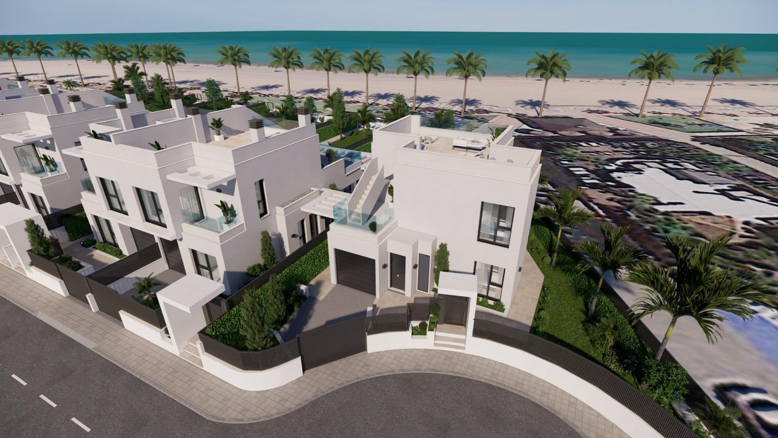 New Build - 3 Bedroom 3 Bathroom Villa in Los Alcazares - Nueva Ribera  - Murcia