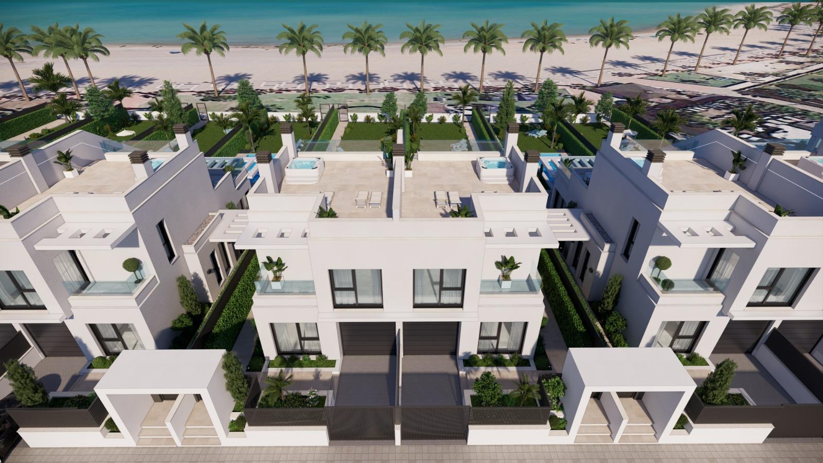 New Build - 3 Bedroom 3 Bathroom Villa in Los Alcazares - Nueva Ribera  - Murcia