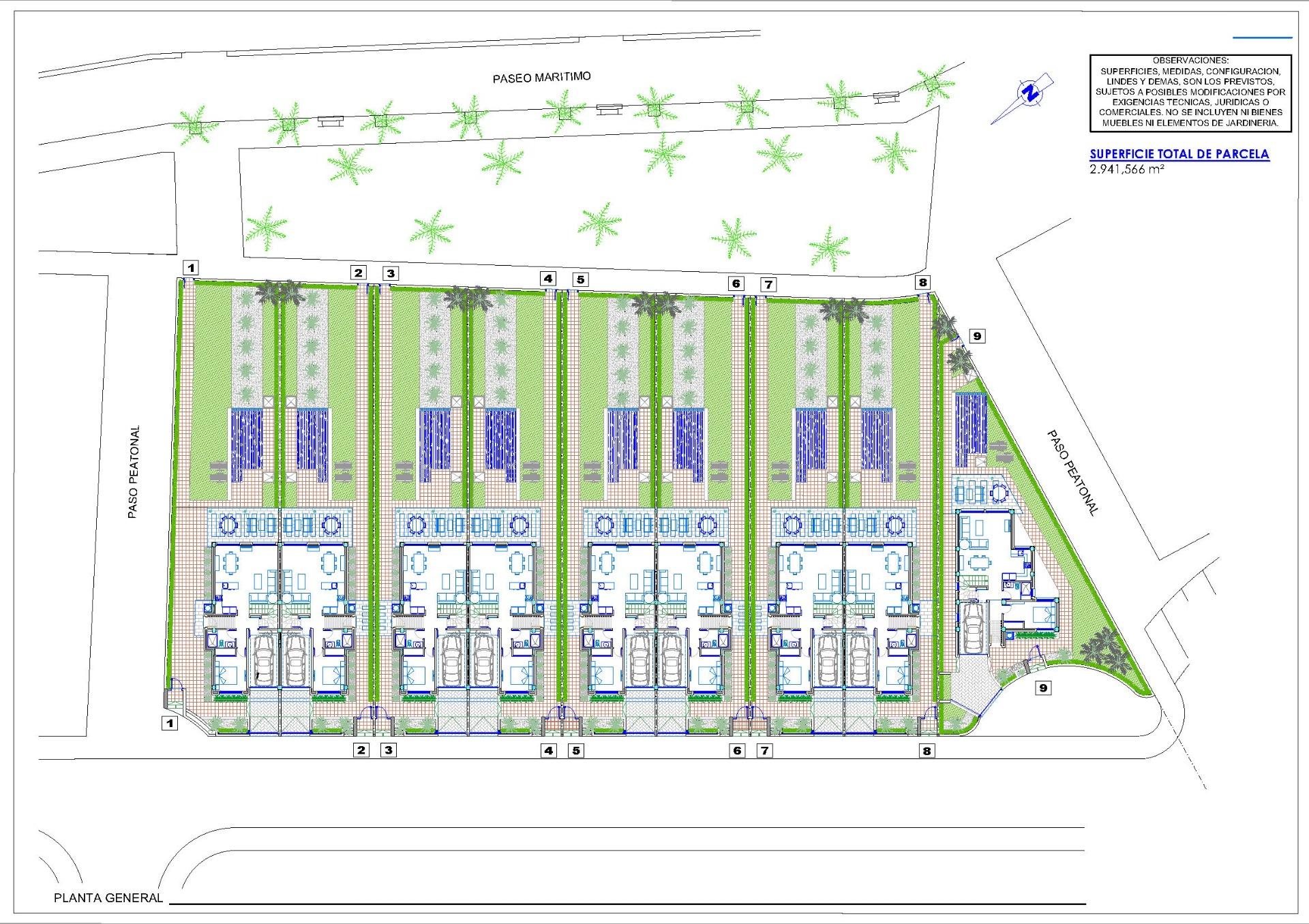 New Build - 3 Bedroom 3 Bathroom Villa in Los Alcazares - Nueva Ribera  - Murcia