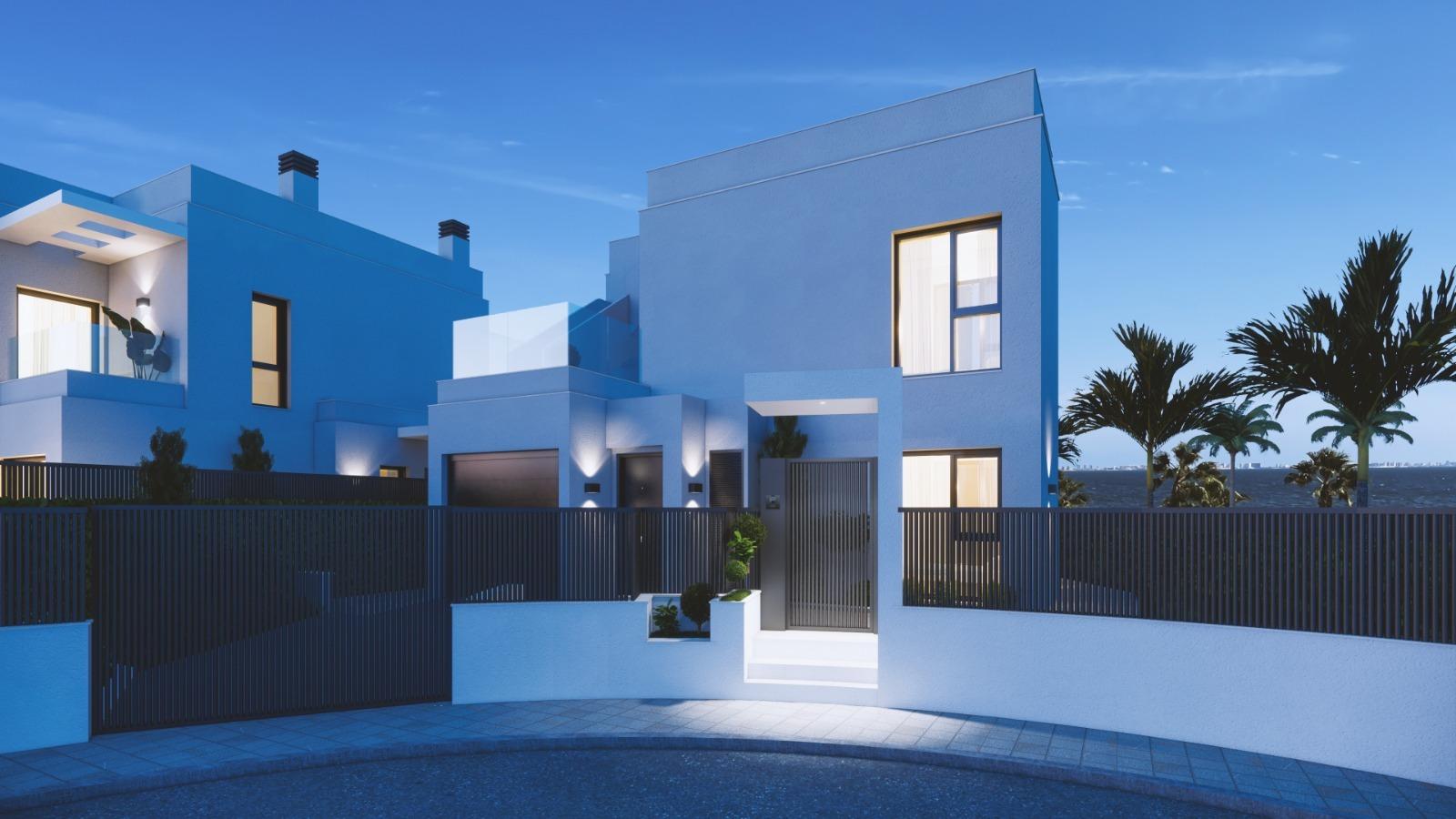 New Build - 3 Bedroom 3 Bathroom Villa in Los Alcazares - Nueva Ribera  - Murcia