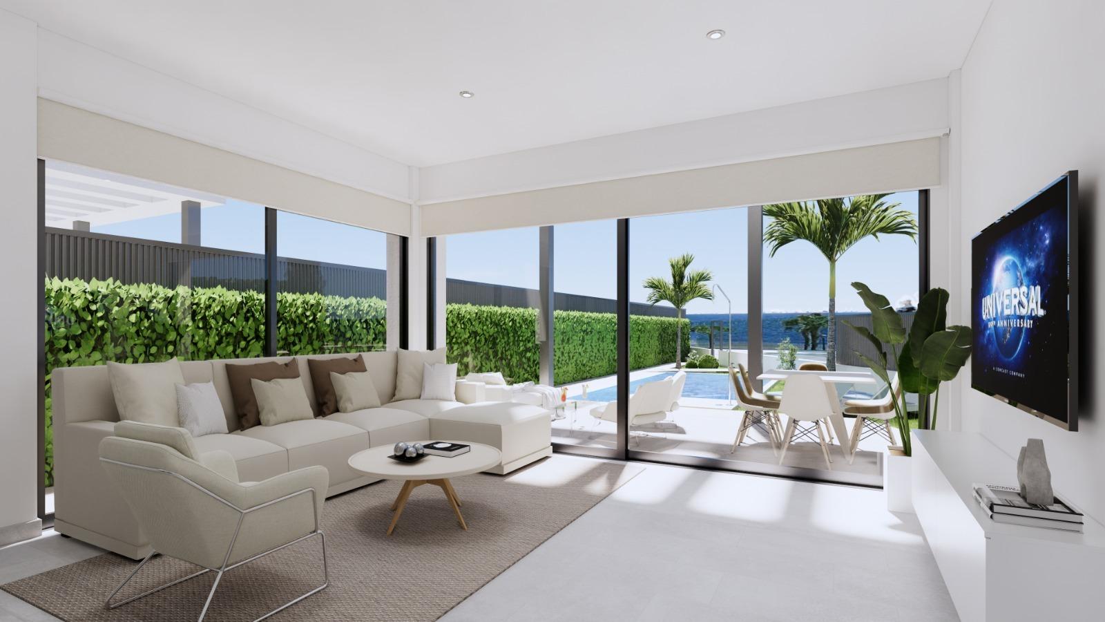 New Build - 3 Bedroom 3 Bathroom Villa in Los Alcazares - Nueva Ribera  - Murcia