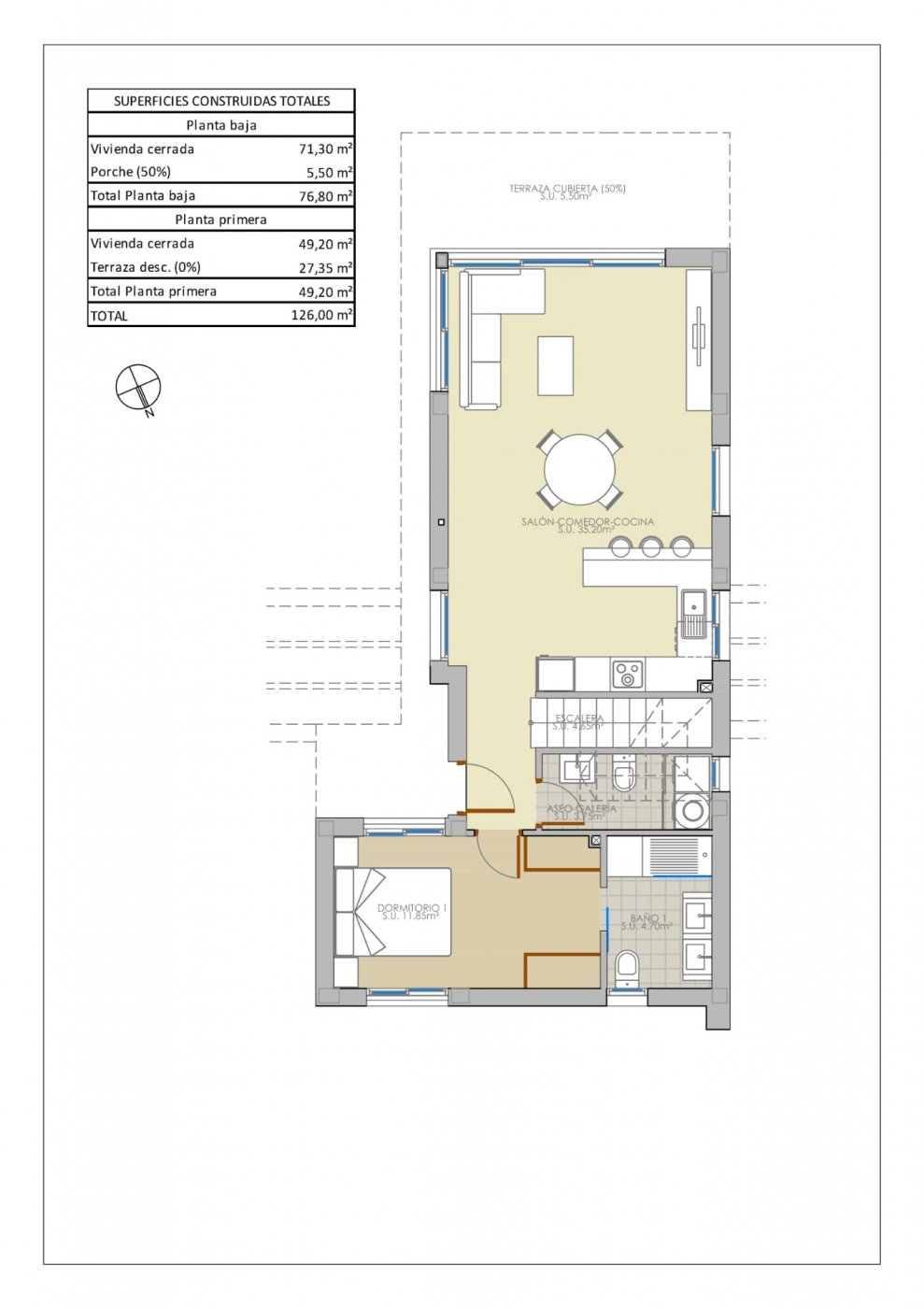 New Build - 3 Bedroom 3 Bathroom Villa in Pilar de La Horadada - Lo Romero Golf  - Alicante