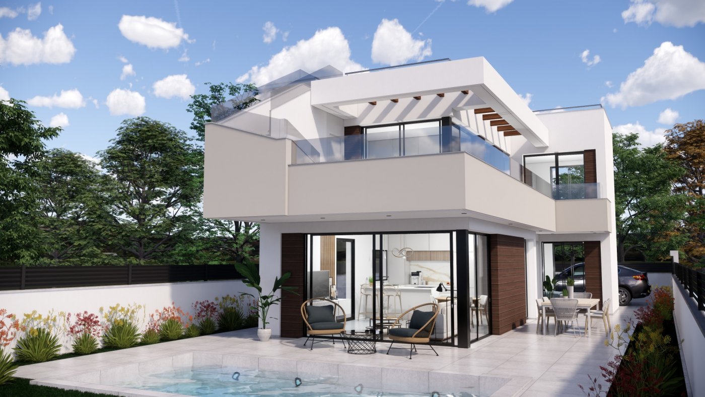 New Build - 3 Bedroom 3 Bathroom Villa in Pilar de La Horadada - Lo Romero Golf  - Alicante
