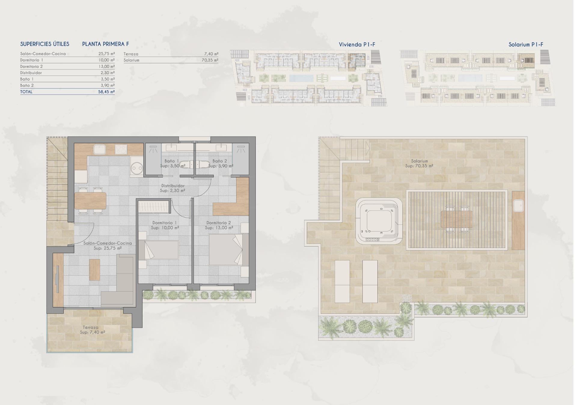 New Build - 2 Bedroom 2 Bathroom Bungalow in Torre Pacheco - Torrepacheco  - Murcia