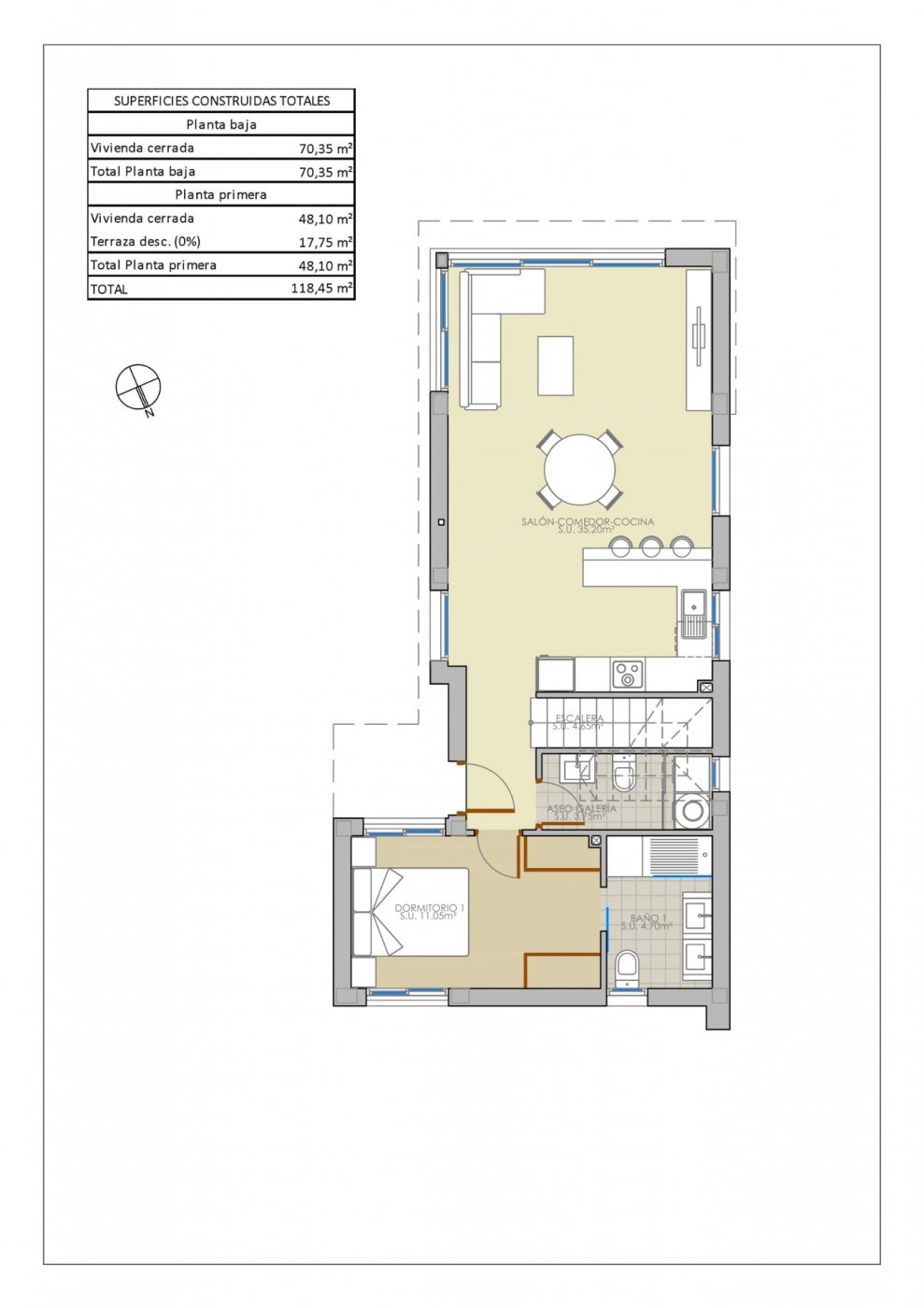 For sale - 3 Bedroom 3 Bathroom Villa in Pilar de La Horadada - Lo Romero Golf  - Alicante