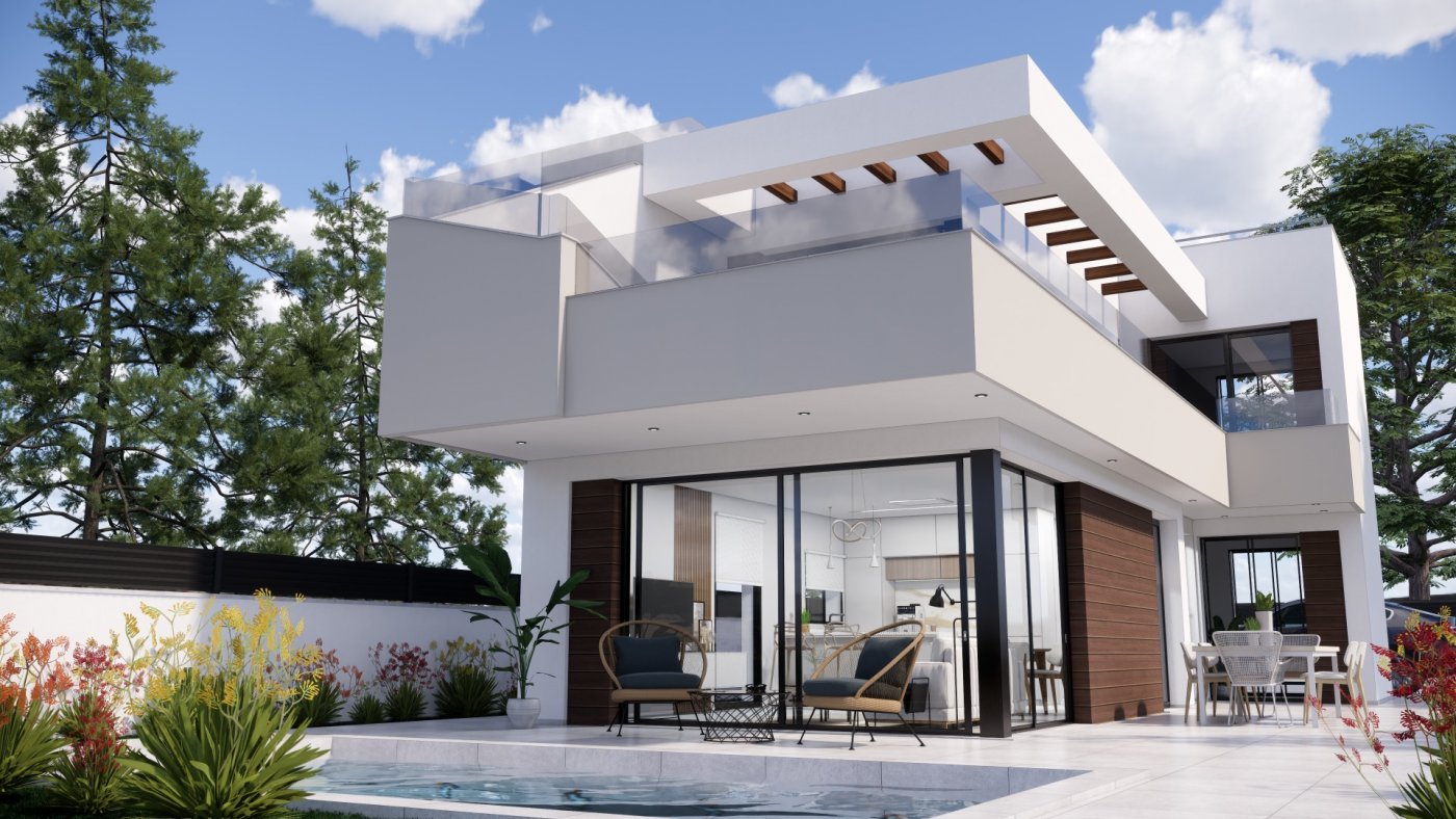 For sale - 3 Bedroom 3 Bathroom Villa in Pilar de La Horadada - Lo Romero Golf  - Alicante