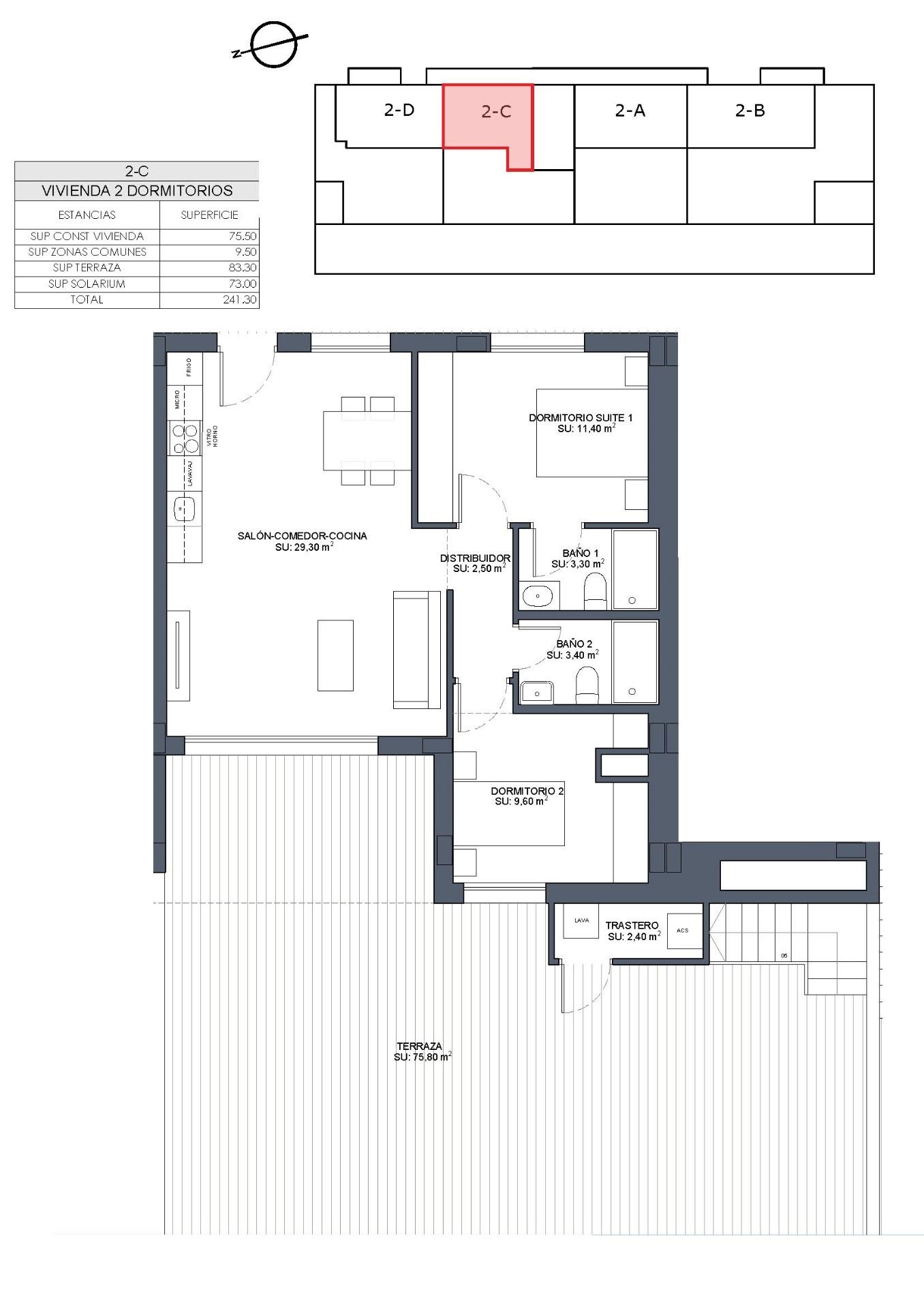 For sale - 2 Bedroom 2 Bathroom Penthouse in Benijofar - Benijófar  - Alicante