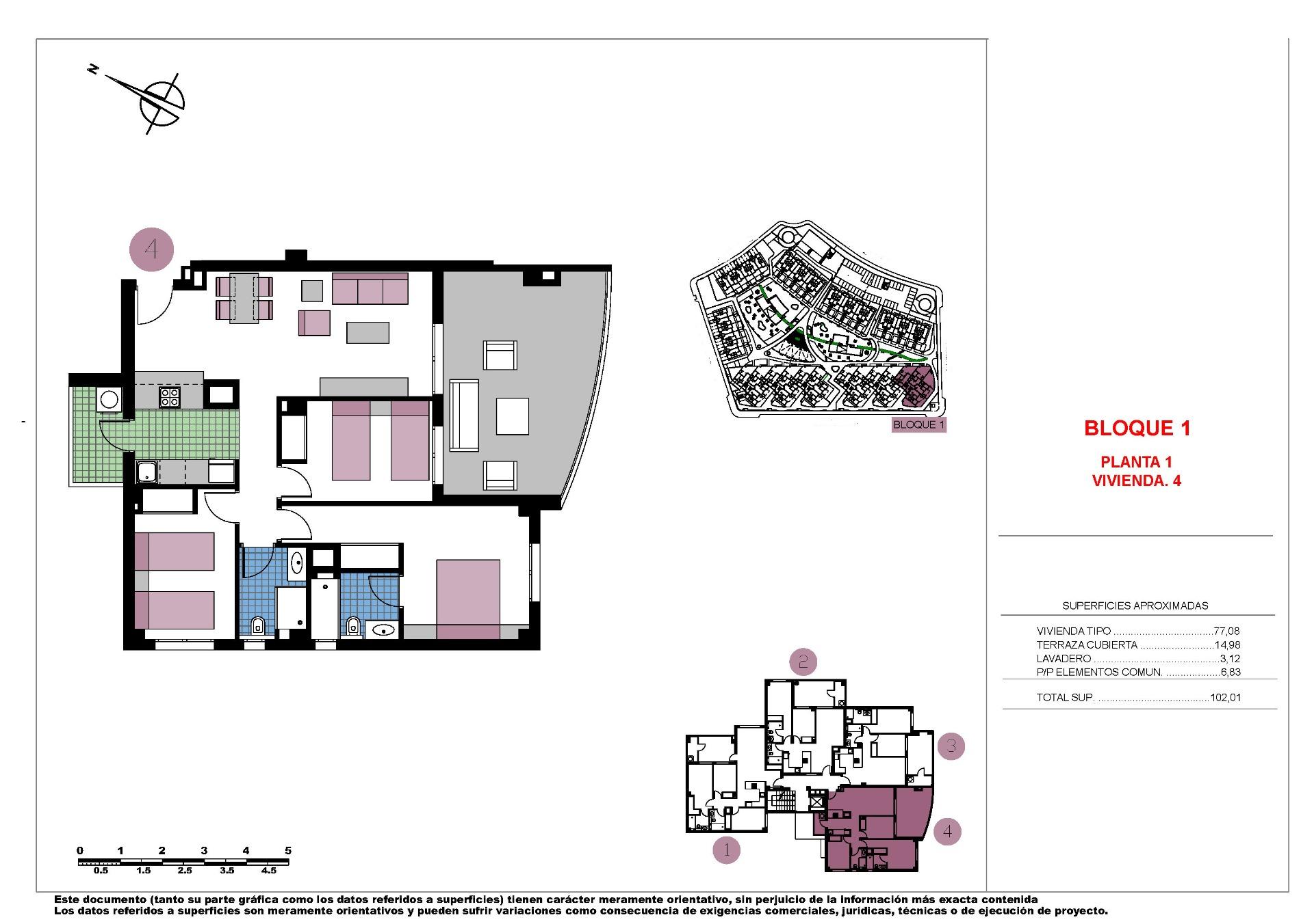 For sale - 3 Bedroom 2 Bathroom Apartment in Pilar de La Horadada - Mil Palmeras  - Alicante