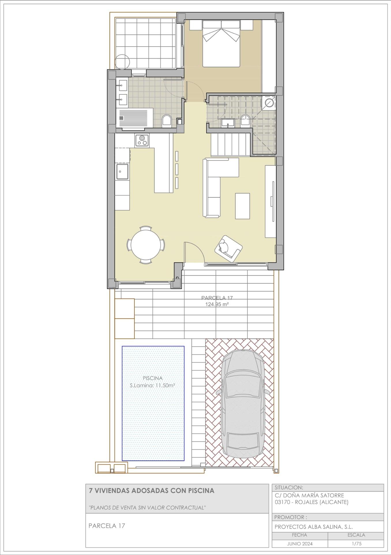 For sale - 3 Bedroom 2 Bathroom Town House in Rojales - Pueblo  - Alicante