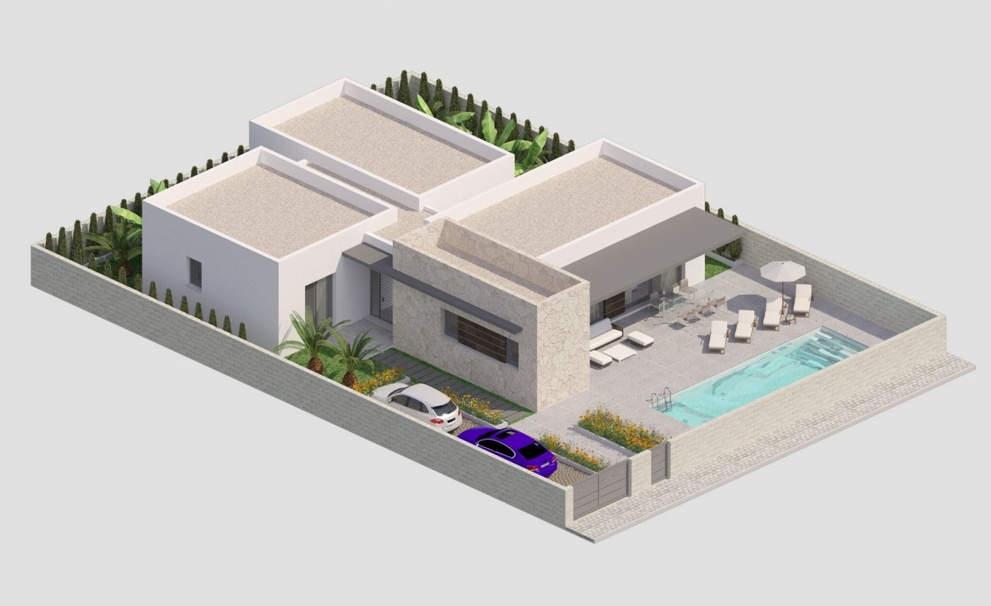 For sale - 3 Bedroom 3 Bathroom Villa in Benijofar - Polideportivo  - Alicante