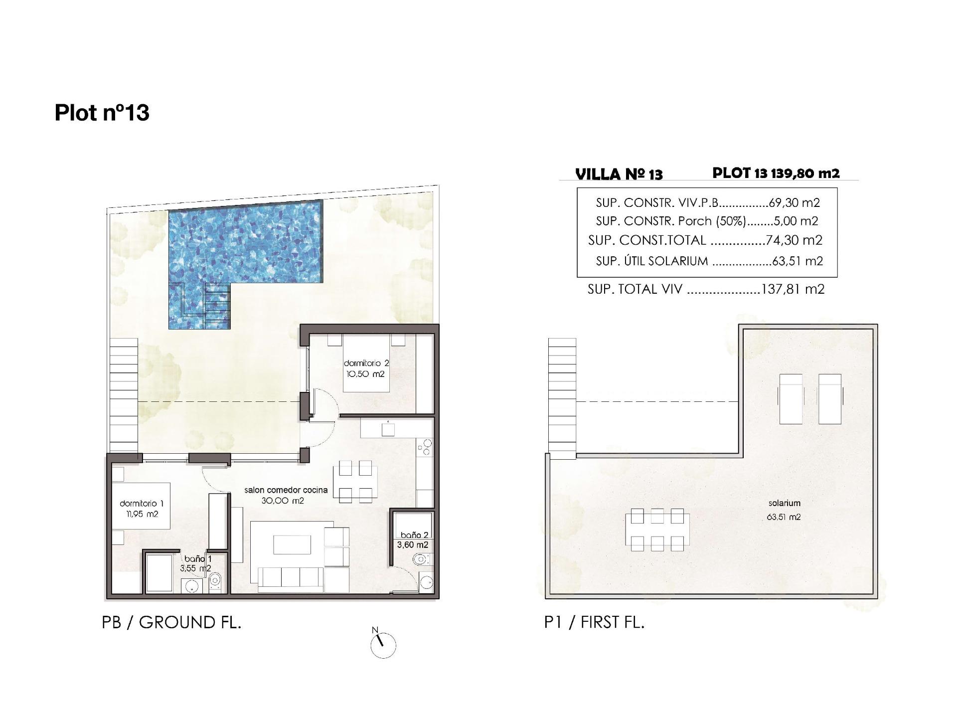 For sale - 2 Bedroom 2 Bathroom Town House in Pilar de La Horadada - Pilar De La Horadada  - Alicante