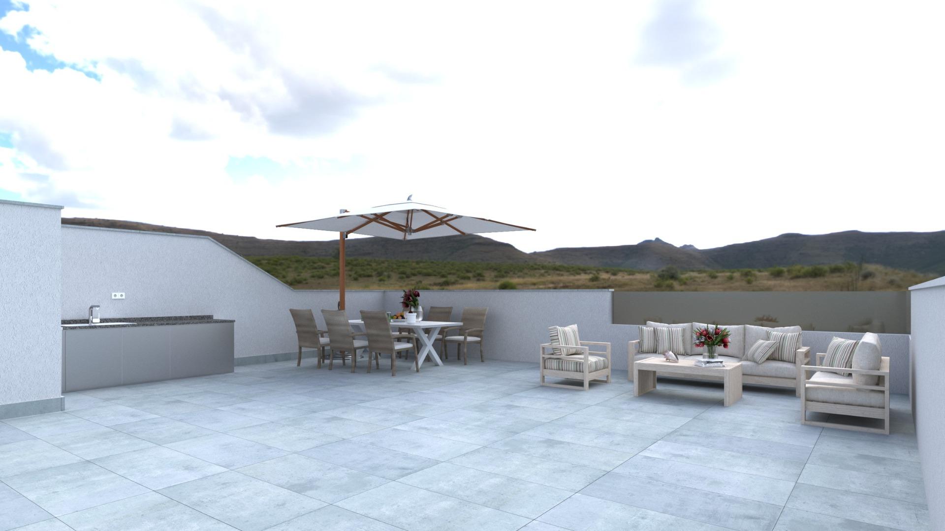 New Build - 3 Bedroom 3 Bathroom Villa in Los Belones - pueblo  - Murcia