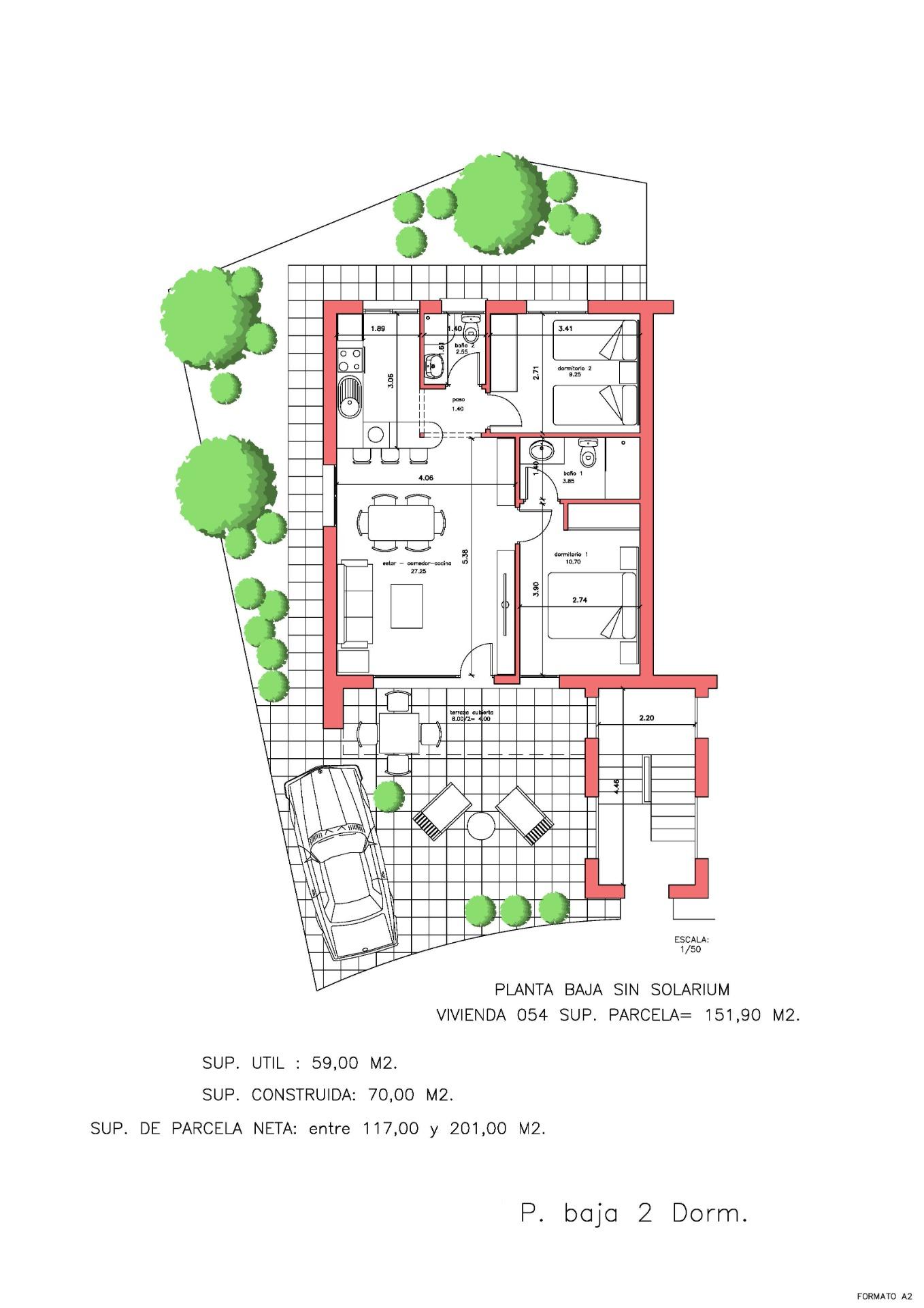 New Build - 2 Bedroom 2 Bathroom Bungalow in Fuente Álamo - La Pinilla  - Murcia