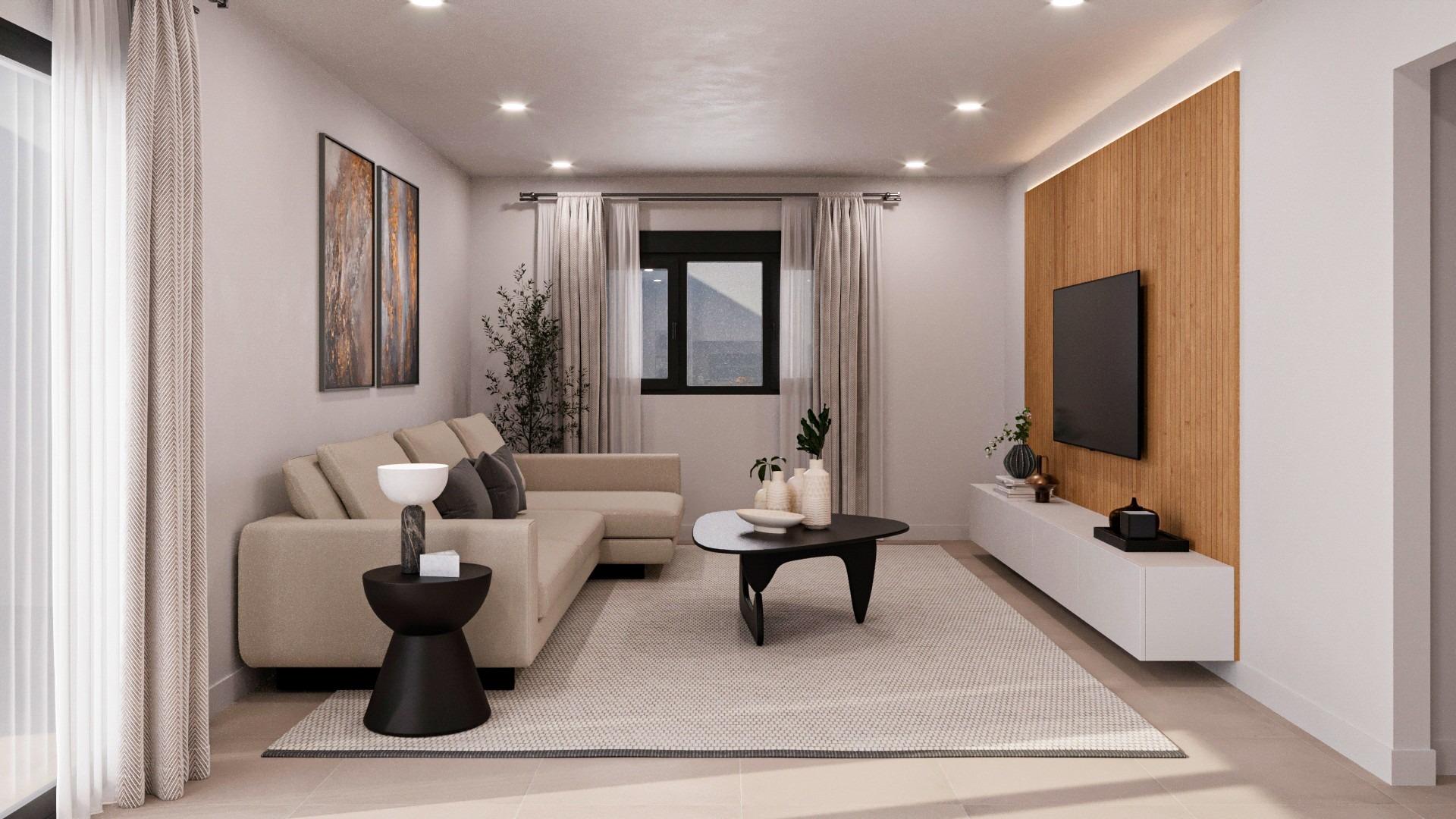 New Build - 3 Bedroom 3 Bathroom Villa in Fuente Álamo - La Pinilla  - Murcia