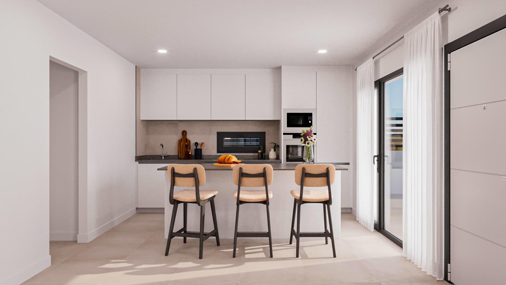 New Build - 3 Bedroom 3 Bathroom Villa in Fuente Álamo - La Pinilla  - Murcia