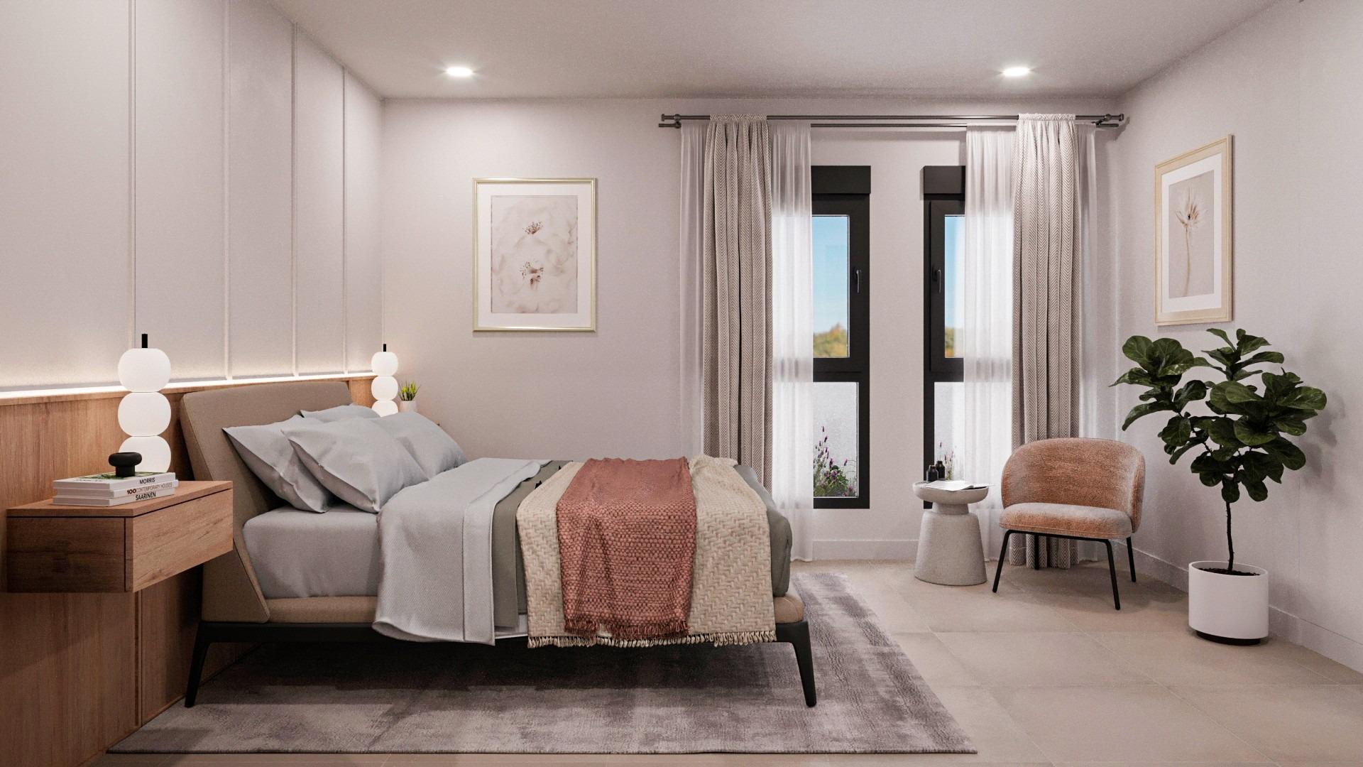 New Build - 3 Bedroom 3 Bathroom Villa in Fuente Álamo - La Pinilla  - Murcia