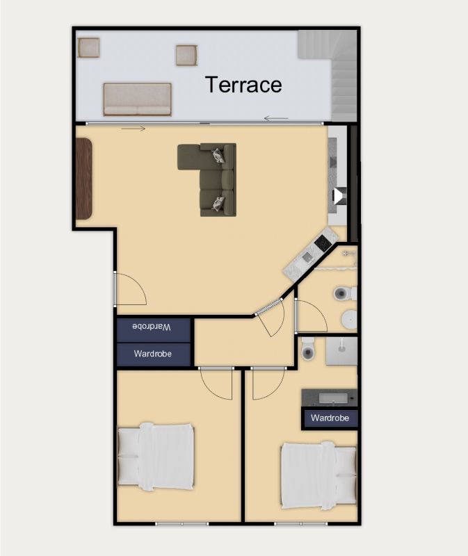 For sale - 2 Bedroom 2 Bathroom Penthouse apartment in Las Colinas - Las Colinas Golf Resort  - Alicante