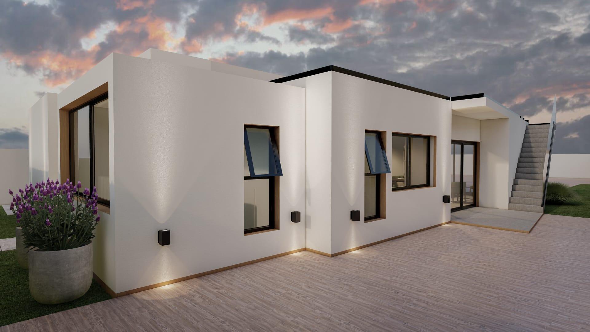 New Build - 3 Bedroom 2 Bathroom Villa in Fortuna - Las Casicas  - Murcia