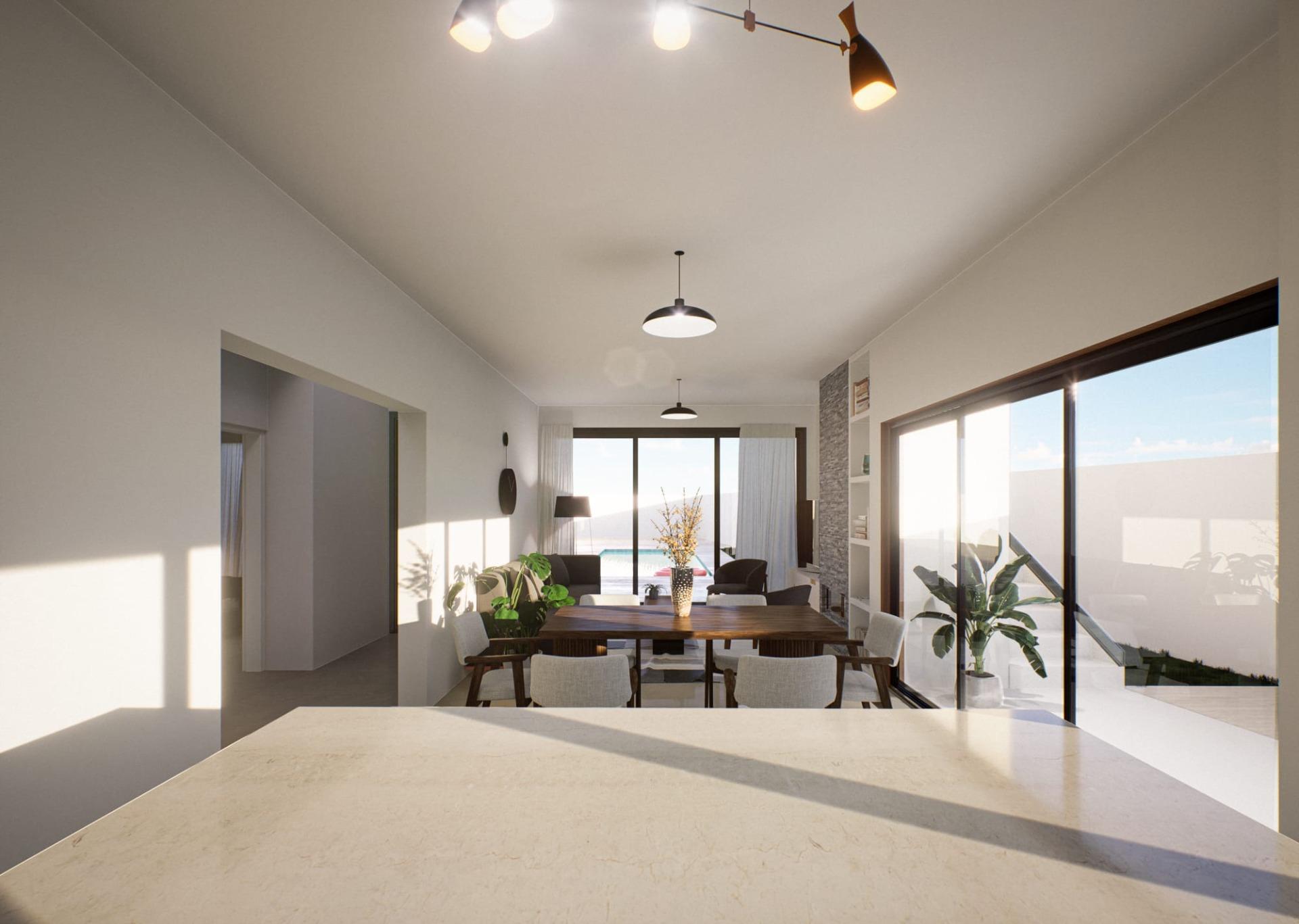 New Build - 3 Bedroom 2 Bathroom Villa in Fortuna - Las Casicas  - Murcia