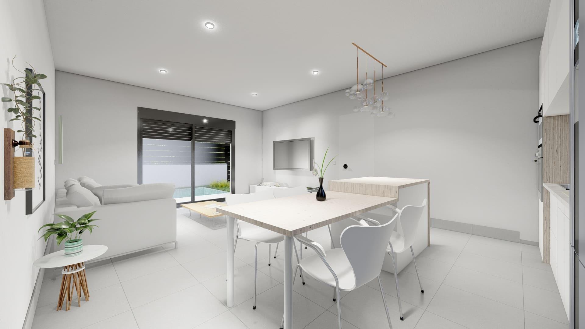 New Build - 2 Bedroom 2 Bathroom Villa in Torre Pacheco - Roldán  - Murcia