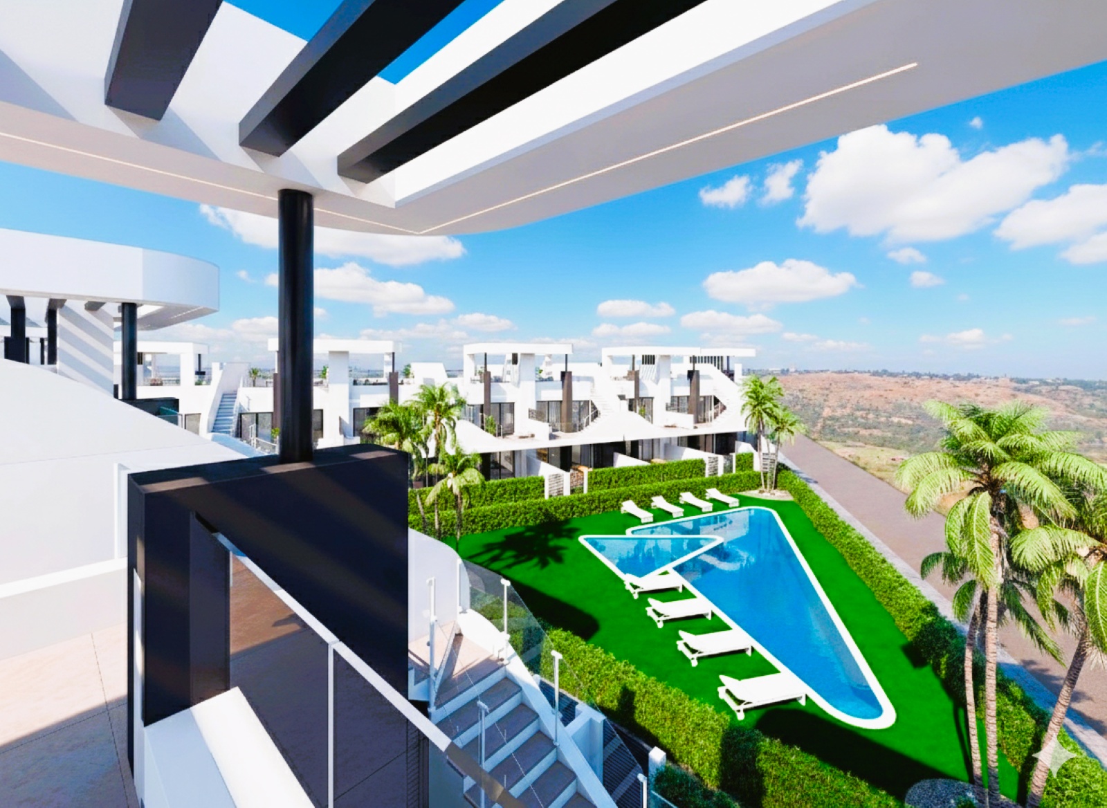 For sale - 3 Bedroom 2 Bathroom Top Floor penthouse in San Fulgencio - Pueblo  - Alicante