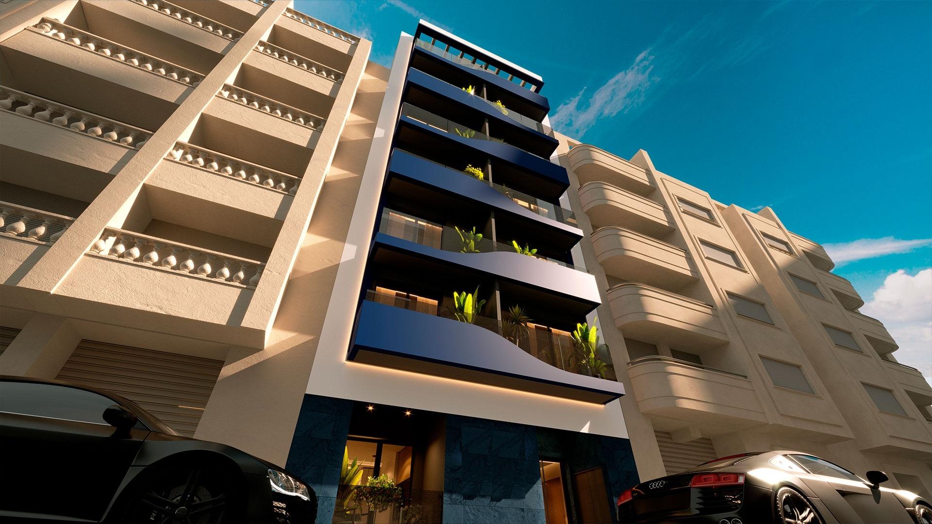 For sale - 1 Bedroom 1 Bathroom Penthouse in Torrevieja - Playa del Acequión  - Alicante