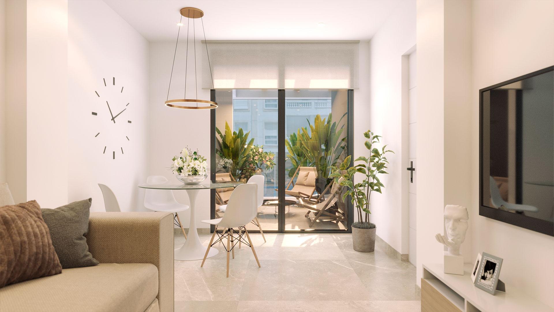 For sale - 1 Bedroom 1 Bathroom Penthouse in Torrevieja - Playa del Acequión  - Alicante