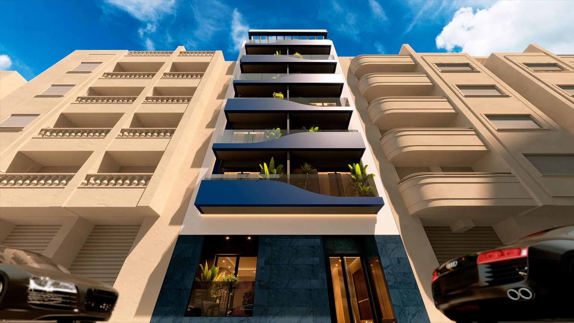 For sale - 1 Bedroom 1 Bathroom Penthouse in Torrevieja - Playa del Acequión  - Alicante