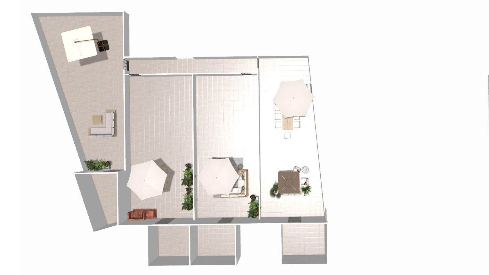 New Build - 2 Bedroom 1 Bathroom Ground floor apartment in Hondón de las Nieves - La Canalosa  - Alicante