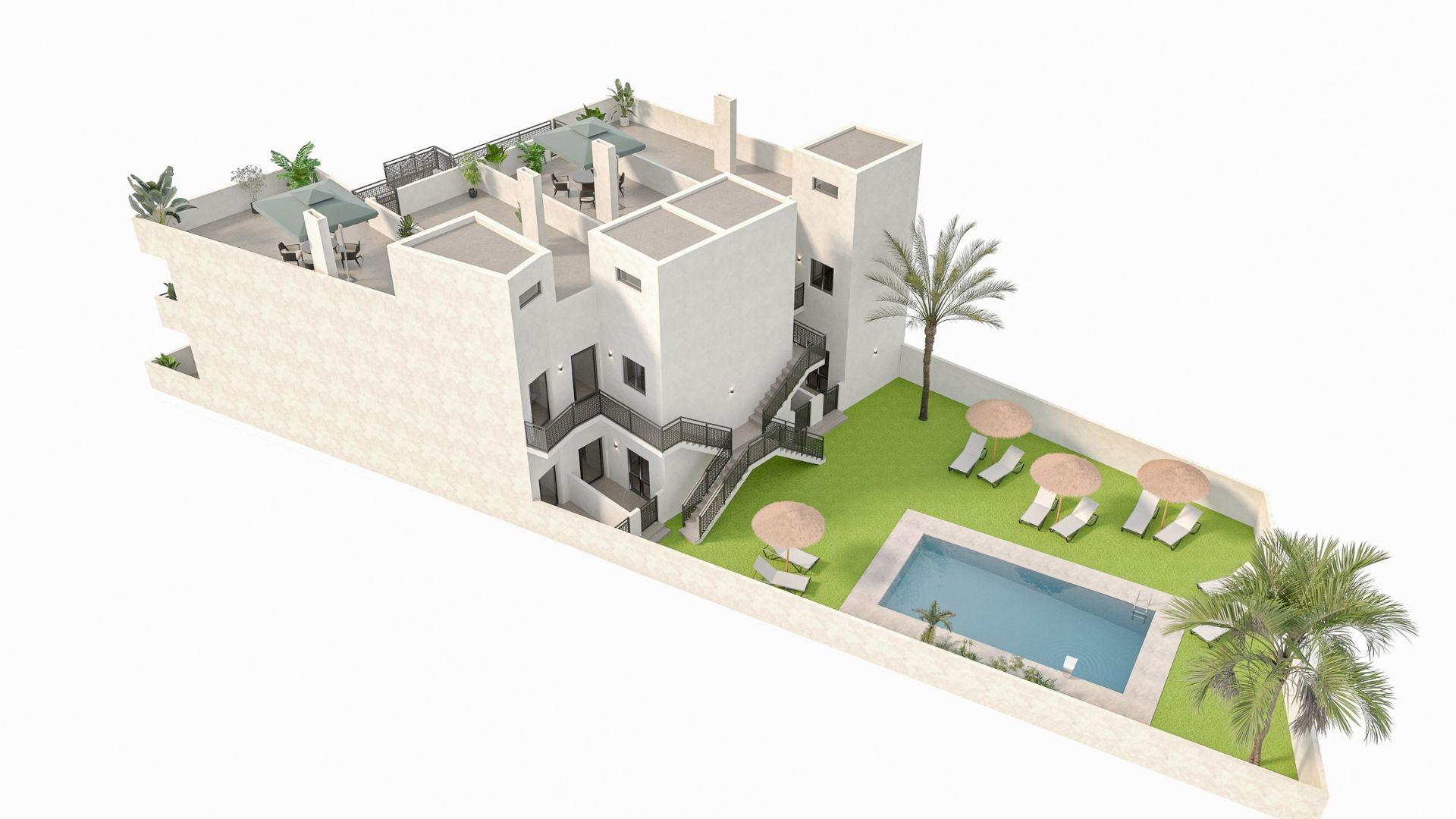 New Build - 2 Bedroom 1 Bathroom Ground floor apartment in Hondón de las Nieves - La Canalosa  - Alicante