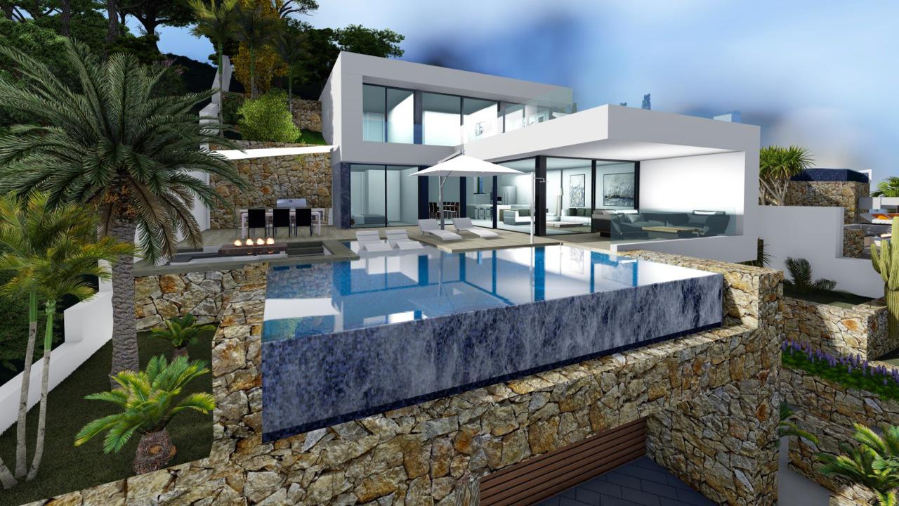 New Build - 4 Bedroom 5 Bathroom Villa in Calpe - Maryvilla  - Alicante