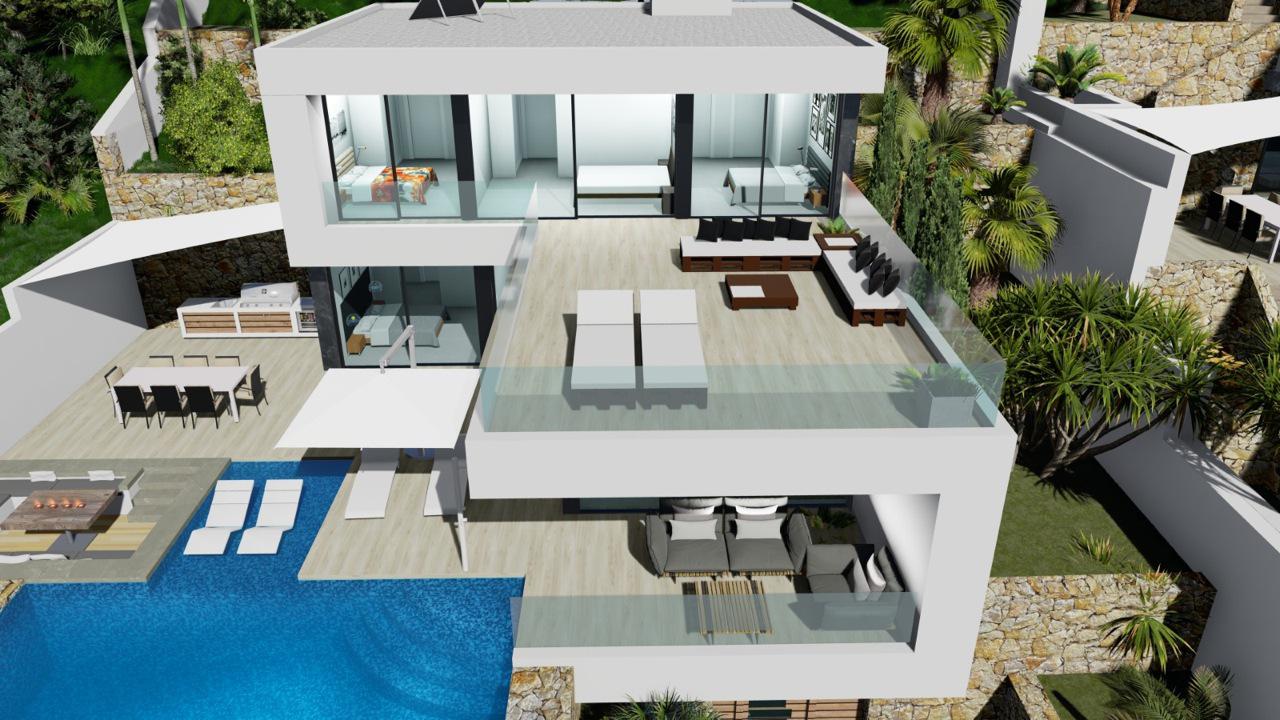 New Build - 4 Bedroom 5 Bathroom Villa in Calpe - Maryvilla  - Alicante