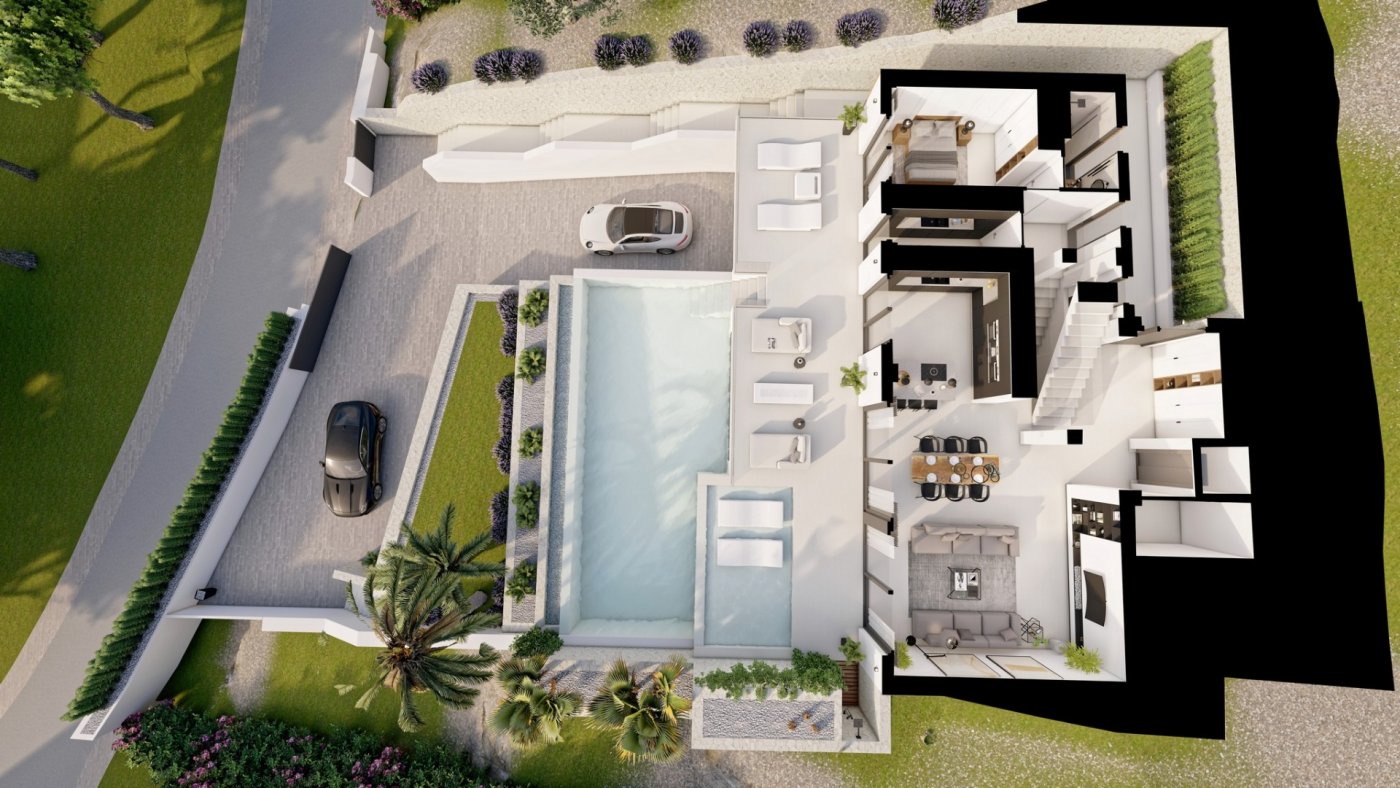 New Build - 4 Bedroom 5 Bathroom Villa in Altea - Sierra Altea  - Alicante