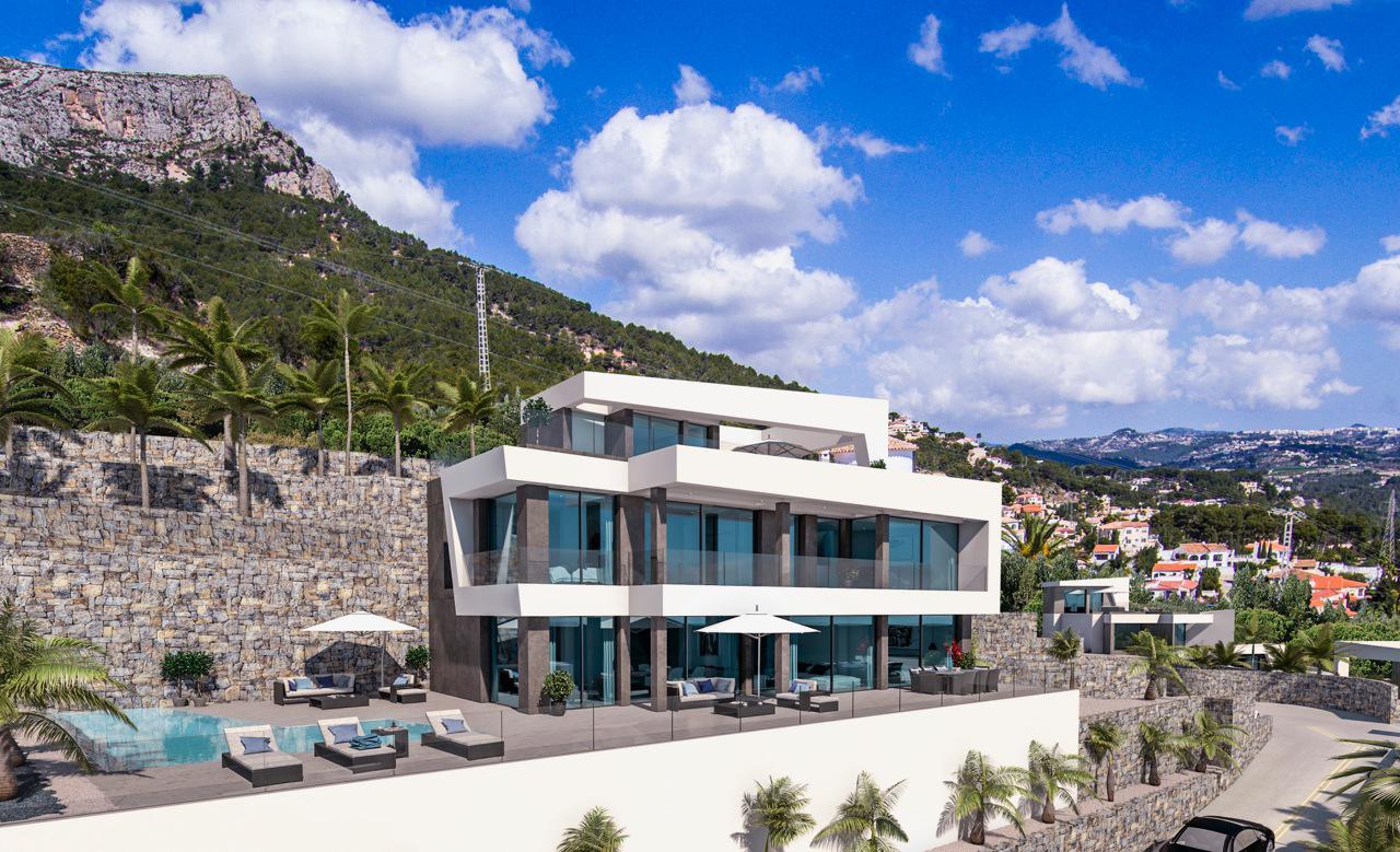 New Build - 4 Bedroom 6 Bathroom Villa in Calpe - Cucarres  - Alicante
