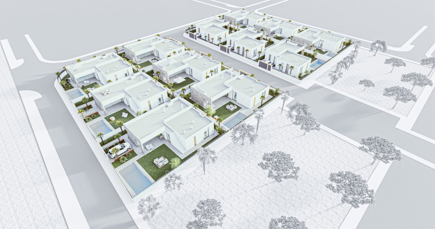 New Build - 3 Bedroom 2 Bathroom Villa in Cartagena - Mar De Cristal  - Murcia