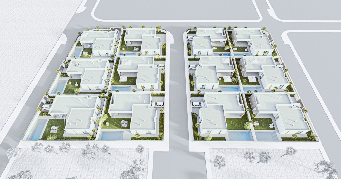 New Build - 3 Bedroom 2 Bathroom Villa in Cartagena - Mar De Cristal  - Murcia