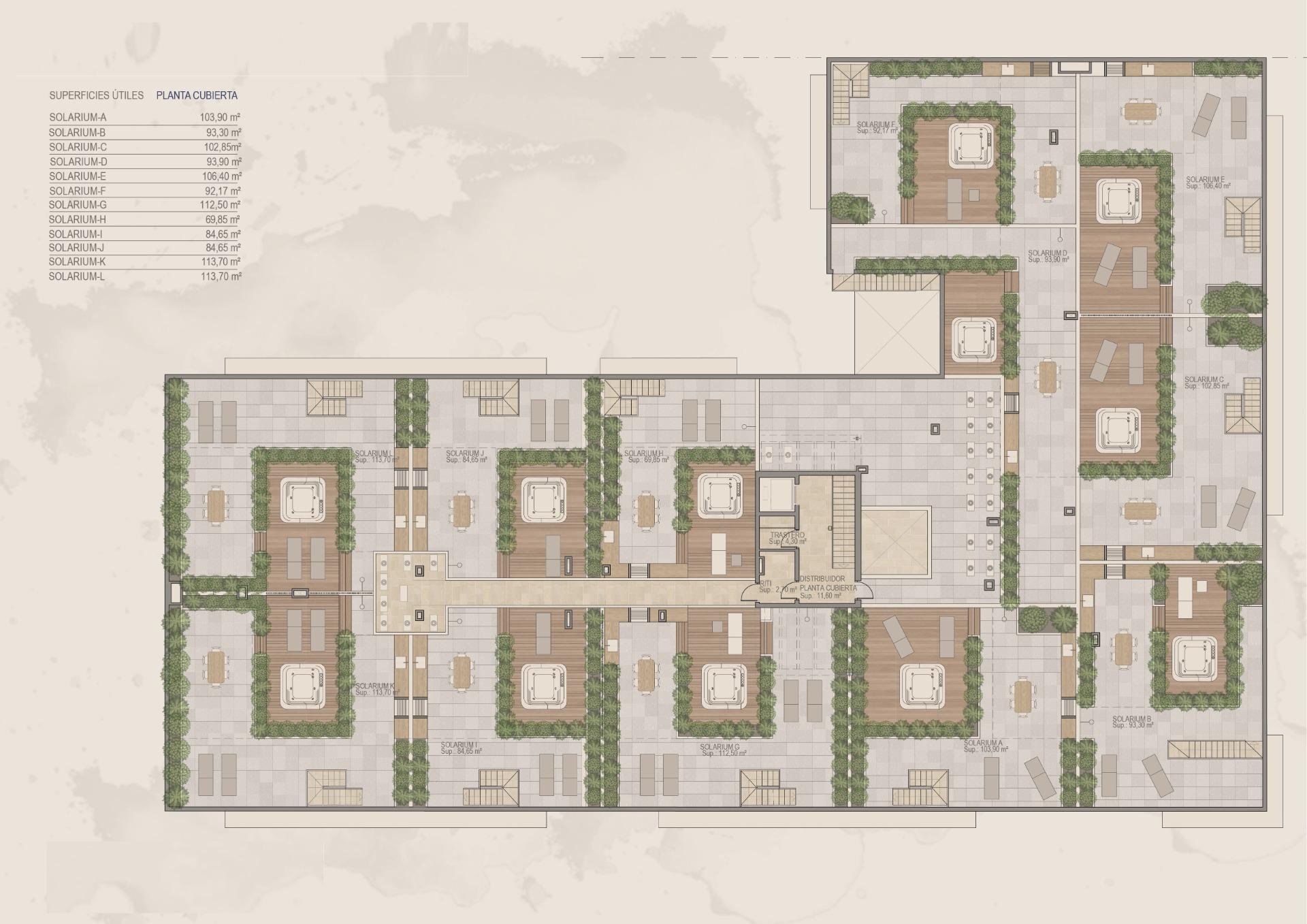 New Build - 2 Bedroom 2 Bathroom Penthouse in Torre Pacheco - Centro  - Murcia