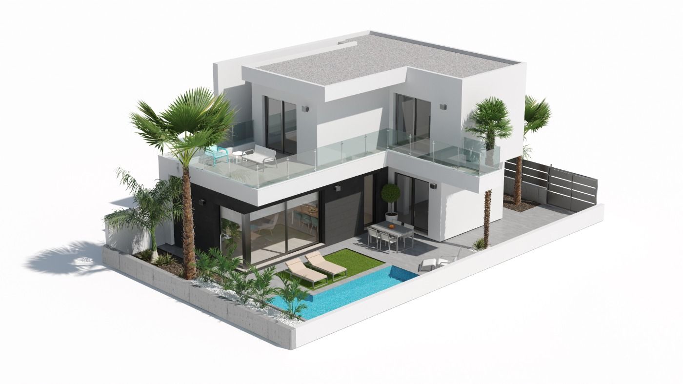 New Build - 3 Bedroom 2 Bathroom Villa in San Javier - Roda Golf  - Murcia