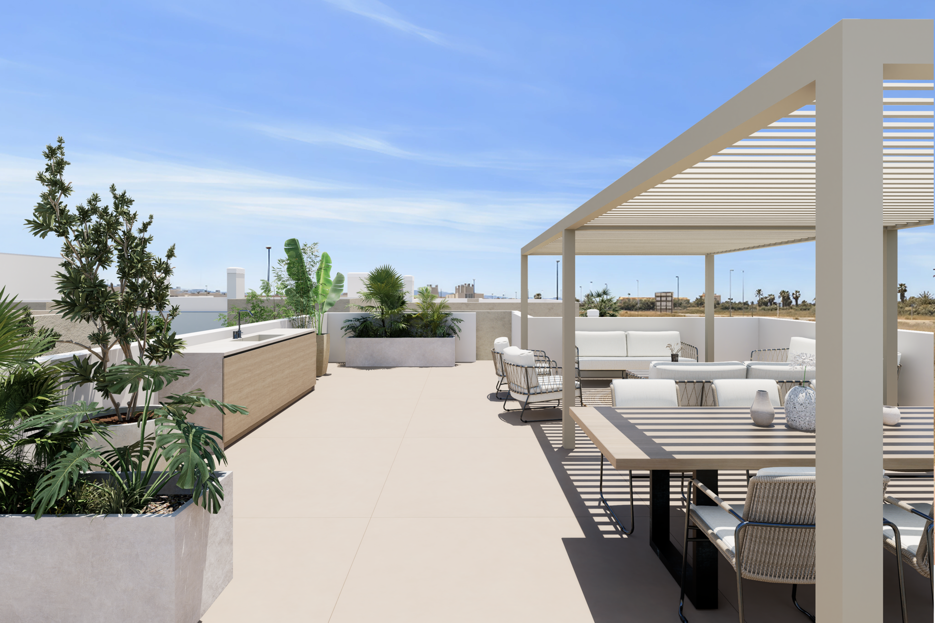 New Build - 3 Bedroom 3 Bathroom Villa in Los Alcazares - Serena Golf  - Murcia