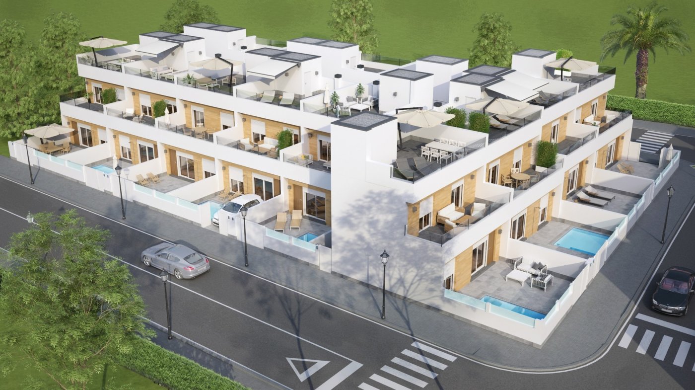 New Build - 3 Bedroom 2 Bathroom Town House in Avileses - Avileses  - Murcia