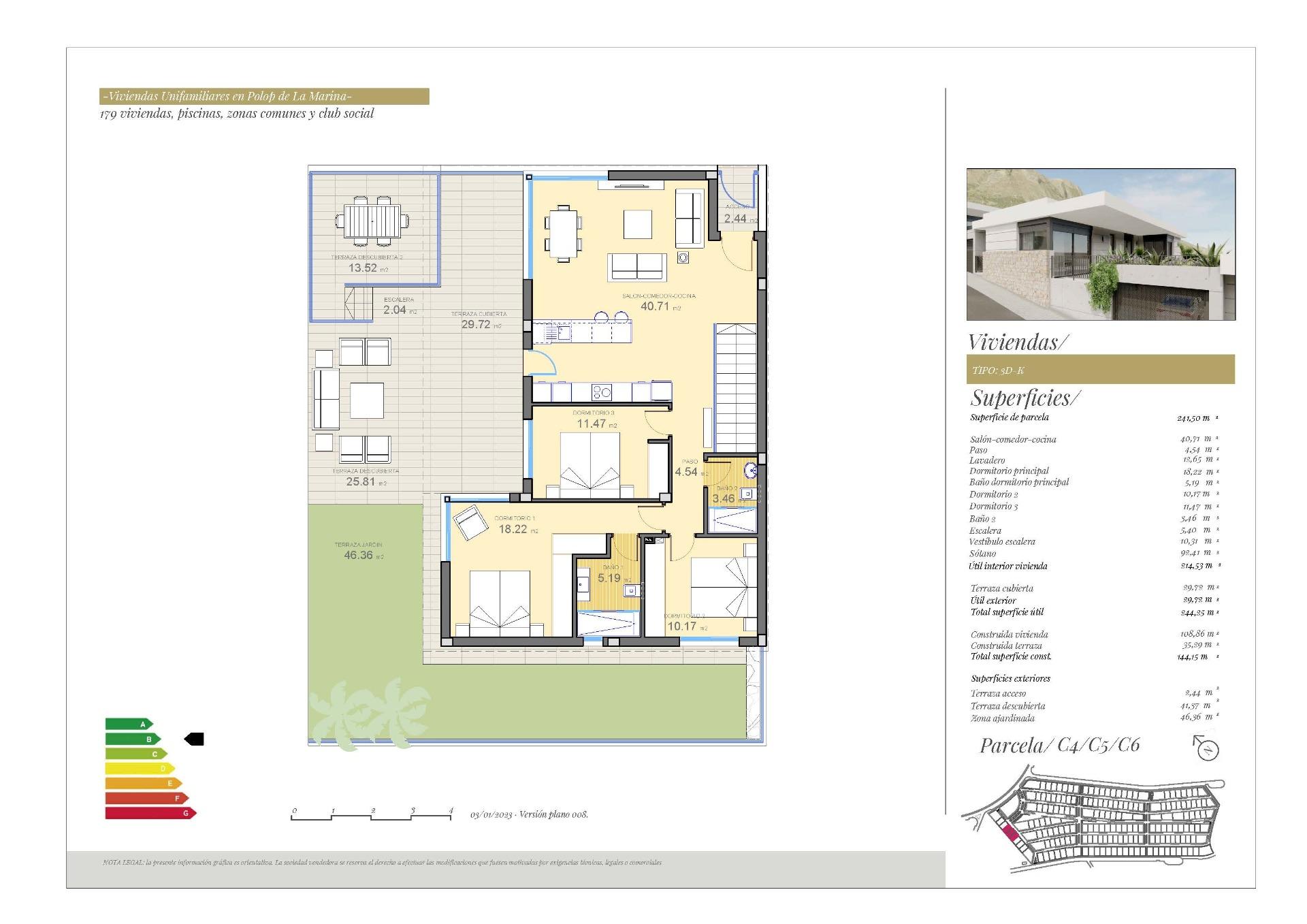 New Build - 3 Bedroom 2 Bathroom Villa in Polop - Urbanizaciones  - Alicante