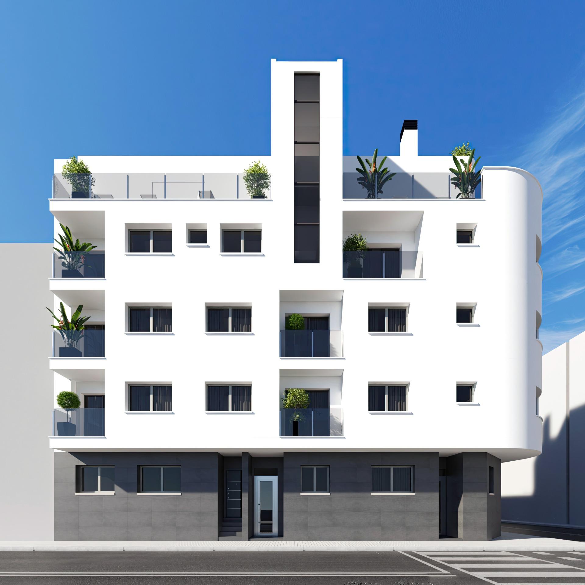 New Build - 1 Bedroom 1 Bathroom Apartment in Torrevieja - Centro  - Alicante